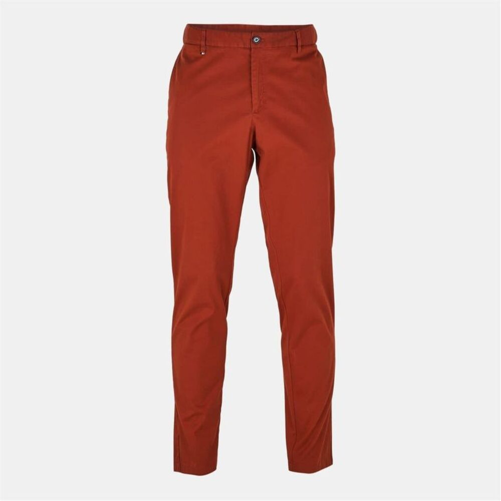 Boss Mens Cotton Slim Chinos / Mid Red